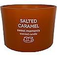 Pan Aroma Orange Decorative Holder & Scented Candle, Salted Caramel, 85G