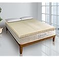 7 Zone Green Natural Organic Latex Mattress Topper Queen Size - 3" - Soft Plush Pillow Top - GOLS Certified Latex Foam Bed Pad for Side Sleepers Zonal Support Durable and Breathable