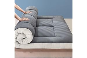 FloAPa Japanische Futonmatratze Dicke Basis Tatami Matte Faltbare Gerollte Matratze Weiche Tragbare Gästematratze Student Dorm Schlafmatratze,006,180 * 200CM