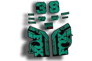 CUAC REVOLUTION Pegatinas Horquillas Compatible con Fox Factory 38 EBIKE 2021 Bicicleta Ciclismo