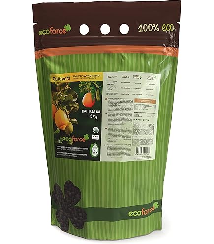 Cultivers CULTIVERS Fertilizer - 5kg Organic Fertilizer for Tropical Plants and Trees for Avocado, Mango, Lychee, Pitahaya, Papaya and Guava. 100% Natural