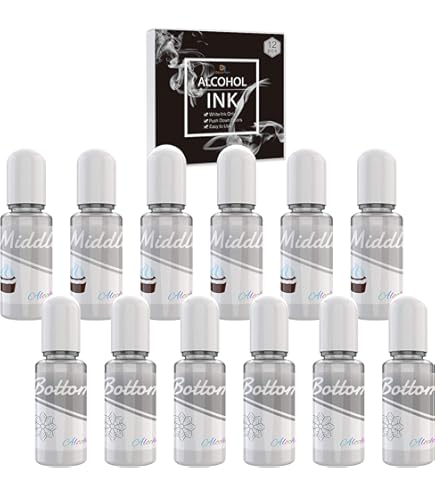 Inchiostro Alcolico Smoke Black - 20ml Per Resina Epossidica, Petri Art E Decorazioni - Foto 9