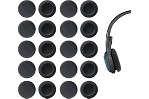 LSYYSL 10 Par Ochraniaczy Na Słuchawki Komputerowe - Gąbka, Czarne, Wymienne Wkładki, Miękka Piankowa Osłona (50 mm)