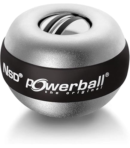 Free Fit Unlimited Giroscopio Allenamento - Gyro Ball Per Avambracci E Braccia - Migliora Tennis, Padel, Golf, Ciclismo (Nero) - Foto 2