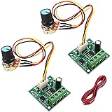 RUNCCI-YUN 2pcs Speed Controller 12V,DC PWM Controller 1.8V 3V 5V 6V 12V 2A DC Low Voltage Motor Controller Board Without Pot