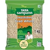 Tata Sampann Unpolished Urad Dal Whole, 1kg
