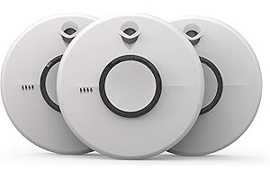 FIREANGEL Fire Angel ST-622-DE P-Line Thermoptek Lot de 3 détecteurs de fumée avec durée de Vie de la Batterie de 10 Ans Label Q Stiftung Warentest 1/2021