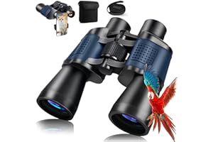 ZABATOCO Prismáticos Profesionales 20 X 50, Binoculares para Adultos con prismas BAK-4 y Lentes FMC, Antiniebla e Impermeables con Adaptador para Smartphone de Aves, Caza, Senderismo