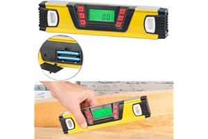 AGT Niveau numérique avec fonction mesure d'angle et écran LCD