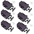 6X Touch Release Catch for Cupboard - GOODCHANCEUK Push to Open Touch Release Latch Cabinets Doors Non-Magnetic Touch Latches for Drawer