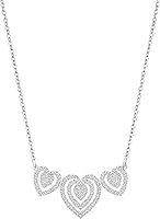 Swarovski Women's Rhodium Plated Necklace - 5142737
