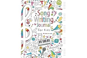 Song Writing Journal for Kids: Blank Sheet Music Notebook, Wide Staff Manuscript Paper with Lines for Lyrics or Notes | For Children and Beginners of ... Music Theory for Kids | 110 Pages 8.5x11"
