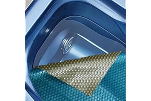 CASTLE HOT TUBS 7ft x 7ft Heat Retention Solar Cover 500 Micron Bubble Spa Blanket Hot Tub Thermal Help keep your Hot Tub warm