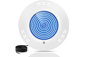 LyLmLe Foco LED Piscina Relleno de Resin,35W Lámpara Piscina para Superficie extraplano Azules Puras,1100lm, Ángulo 140°, IP68 Impermeable, 12V AC/DC