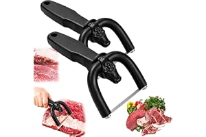 Handhållen fettborttagare för nötkött & fläsk, 2 | U-förmiger Klingenhalter mit ergonomischem Griff für die Grillküche, zum E