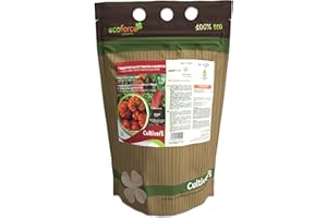 CULTIVERS Abono Calcio Tomates y Pimientos 5 kg Ecológico con Acción Inmediata Corrector Carencias Mejora La Fructificación y Refuerza La Resistencia Natural Del Cultivo