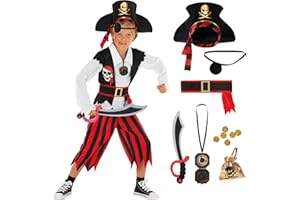 Morph Kostium Pirata, Kostium Chłopaka Pirata, Kostium Chłopaka Pirata, Dziecięcy Kostium Pirata, Dziecięcy Kostium Pirata, Dziecięcy Strój Pirata Rozmiar XS, S, M, L