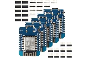 XTVTX 5pcs ESP8266-Board ESP Mini Node-MCU Lua with ESP-12F WLAN Module CH-340G Compatible with Ar-duino