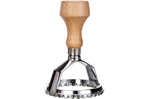 WORLD OF FLAVORS KitchenCraft World of Flavours, Taglia Ravioli Rotondo, 6,5 x 6,5 x 10 cm