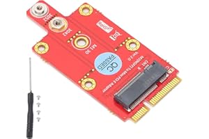 Fdit Adaptador Mini PCI Express para Red de PC de Escritorio, M.2 NGFF Key B a Mini Adaptador PCIe Compatible con módulo WWAN basado en SSIC Puerto USB, 3042/3052 Key B