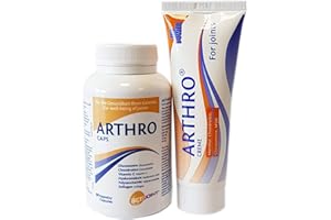 ‎ICE POWER Arthro Caps. Set aus Kapseln und Schmerzcreme gegen Gelenksschmerzen, Arthrose mit Chondroitinsulfat und Glucosamin. 90 Kapseln und 60gr
