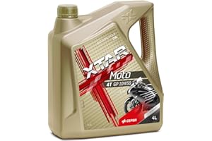 CEPSA Xtar Moto 4T GP 10W50 | Huile Multigrade Synthétique, 4 L