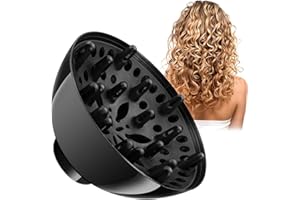 BAJIUK LegendTech Universal Haardiffusor Haartrockner Diffusor Aufsatz, Diffuser Haare Locken,Diffuser Föhn Aufsatz,Diffusor Aufsatz Föhn,Universal-Haar-Diffusor Passend für Föhns Für lockiges Haar
