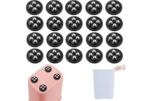 XMSZQU 20 Stück Mini Kugelrollen Schwerlast für Möbel, Selbstklebendes Starkes Rollenrad, 360 Grad Kugelrollen, 4 Rollen Perlen Mini Universalrad für Kleine Möbel, Schränke, Kleiderschränke, Regale usw
