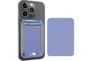 XIXKOLYU® Funda Magnética para Apple MagSafe - Soporte para Tarjetas Magnéticas para iPhone 12/13/14, Color Morado