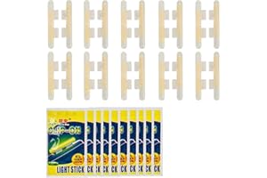 ‎QUALYQUALY QualyQualy Clip-on Knicklichter für Angeln 20 Stück in 10 Tütchen Knick Lichtern Knicklicht für Angelruten, Nachtlicht Knicklicht Angeln