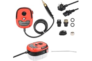 ADWOLT Steam Cleaner,2500W 3BAR Handheld High Pressure Steam Cleaner,Handheld Steam Cleaner with Brush Heads,Suitable for Kitchen Appliances and Household Cleaning