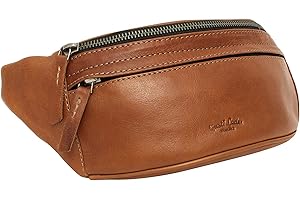 Gusti Sac Banane Cuir Femme & Homme – Sac Banane Cuir Homme & Femme avec Sangle Réglable et Style Vintage (Spencer)