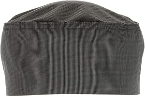 Chef Works Gorro Unisex Cool Vent Chef, Gris Oscuro, S/M
