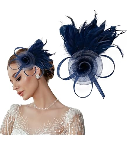 Verde Scuro Piuma Pettine Fascinator Matrimoni Gare Reale Ascot Capelli - Foto 8