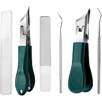 3-teiliges Nagelpflege-Set – Adler-Schnabel-Nagelschneider Für Dicke & Eingewachsene Nägel, Aus Edelstahl