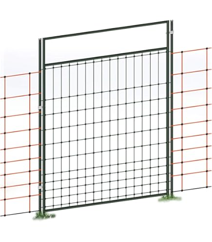 Rete Per Pollame VOSS.farming 50m - 112cm Altezza - Verde Con 16 Pali - Elettrificabile - Foto 12