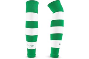 LION SPORTSWEAR Kids/Youth Football Sock Sleeves To Accompany Grip Socks - Fits Over Calf/Shin Pads - Variety Of Colors To Match Your Team Kit