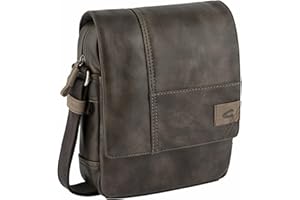 camel active Herren Laos Umhängetasche mit verstellbarem Schulterriemen