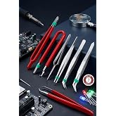 Transformacion 7&rsquo;li Profesyonel Hassas Cımbız Seti - Antistatik &Ccedil;elik, Elektronik Tamir & Hobi Kiti 722719