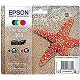 Epson 603 Starfish Genuine Multipack, 4-Colours Ink Cartridges, Amazon Dash Replenishment Ready