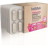 Validus Prenatal Multivitamin Mineral 30 Capsules Omega 3 Dha 350 Epa 70 Mg 30 Softgel Blister Set