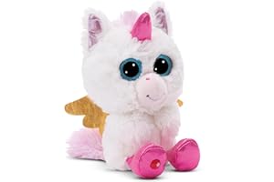 NICI Kuscheltier GLUBSCHIS Einhorn Glowy Kaddi 15cm weiß - Stofftier aus weichem Plüsch, niedliches Plüschtier zum Kuscheln und Spielen, für Kinder & Erwachsene, tolle Geschenkidee - 49695