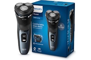 Philips World's No.1 Electric Shaver for Man|5D SkinProtect Flex Heads|Trimmer Pop-out|27 Self-Sharpening ComfortCut Blades |5 min charge|100% Waterproof|50 Mins Runtime|2yr warranty|S3144/03