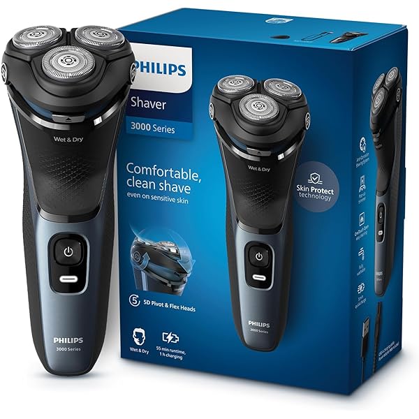 Philips 5000 Series S5445/03 Men's Electric Shaver, 27