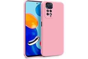 MyGadget Funda para Xiaomi Redmi Note 11 | Note 11s en Silicona TPU - Carcasa de Doble Capa - Case Resistente Antigolpes y Anti choques - Ultra Protectora Rosa