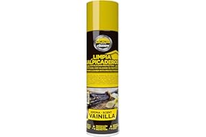 ABC Car Cleaners MOT60002 SPRAY VANILLA AROMA SCENTPOLISSAGE DU TABLEAU DE BORD 170ml, Jaune, VAINILLE