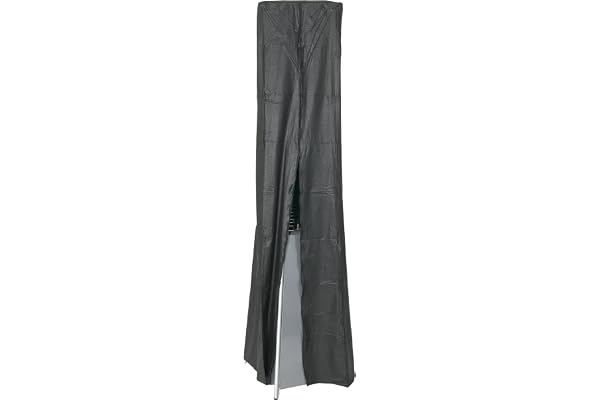 FAVEX - Housse parasol chauffant Flamme -420 D PVC - Noir - 216 cm