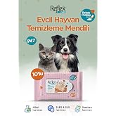 Reflex Care Evcil Hayvanlar İ&ccedil;in &Ccedil;ok Ama&ccedil;lı Hijyenik Temizleme Mendili 10&rsquo;lu