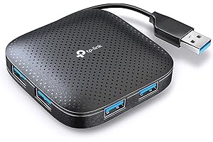 TP-Link UH400 Hub USB 3.0-4 in 1, 4 Porte, Sdoppiatore, Multipresa Portatile, 4 Indicatori LED, Design con Cavo Pieghevole, Ultra Compatto, Adattatore per Windows, Mac OS X, Linux