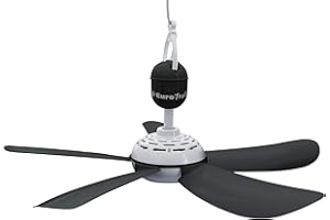 Eurotrail Faltbarer Deckenventilator - Markisen Ventilator - 230V